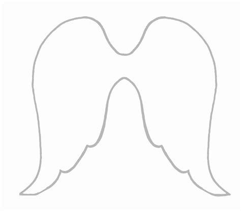 Template For Angel Wings